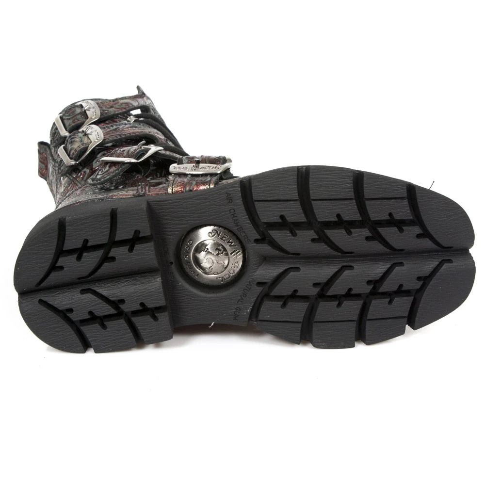 Bottes New Rock Comfort Light En Cuir Vintage Flower... 8 Bottes New Rock Comfort Light En Cuir Vintage Flower... – Image 6