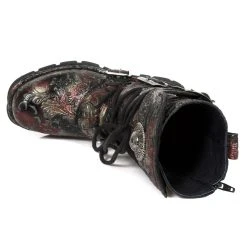 Bottes New Rock Comfort Light En Cuir Vintage Flower... 15 Bottes New Rock Comfort Light En Cuir Vintage Flower... -ALCHEMY GOTHIC shop bottes new rock comfort light en cuir vintage flower rouge 6