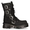 Bottes New Rock Eco Noires