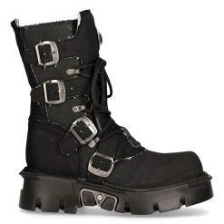 Bottes New Rock Eco Noires