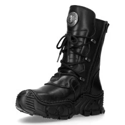 Bottes New Rock Impact En Cuir Noir -ALCHEMY GOTHIC shop bottes new rock impact en cuir noir 3