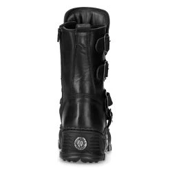 Bottes New Rock Impact En Cuir Noir -ALCHEMY GOTHIC shop bottes new rock impact en cuir noir 4