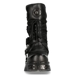 Bottes New Rock Metallic Oxido En Cuir Noir 12 Bottes New Rock Metallic Oxido En Cuir Noir -ALCHEMY GOTHIC shop bottes new rock metallic oxido en cuir noir 2