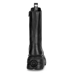Bottes New Rock Newmili En Cuir Noir -ALCHEMY GOTHIC shop bottes new rock newmili en cuir noir 4