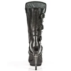Bottes New Rock Punk En Cuir Nomada Noir -ALCHEMY GOTHIC shop bottes new rock punk en cuir nomada noir 12