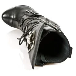 Bottes New Rock Punk En Cuir Nomada Noir -ALCHEMY GOTHIC shop bottes new rock punk en cuir nomada noir 14