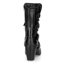 Bottes New Rock Trail En Cuir Vegan Noir -ALCHEMY GOTHIC shop bottes new rock trail en cuir vegan noir 4