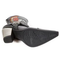 Bottines New Rock Bull En Cuir Itali Noir Avec... -ALCHEMY GOTHIC shop bottines new rock bull en cuir itali noir avec broderies 5