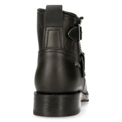 Bottines New Rock En Cuir Itali Noir -ALCHEMY GOTHIC shop bottines new rock en cuir itali noir 4