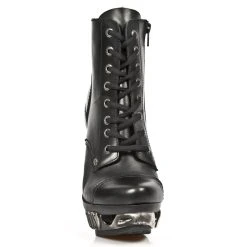 Bottines New Rock Magneto En Cuir Itali Et Nomada Noirs -ALCHEMY GOTHIC shop bottines new rock magneto en cuir itali et nomada noirs 2