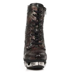Bottines New Rock Magneto En Cuir Vintage Flower -ALCHEMY GOTHIC shop bottines new rock magneto en cuir vintage flower 2