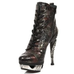 Bottines New Rock Magneto En Cuir Vintage Flower -ALCHEMY GOTHIC shop bottines new rock magneto en cuir vintage flower 3