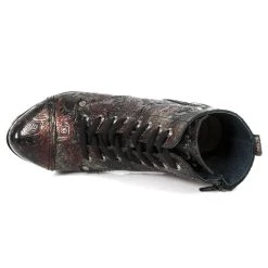 Bottines New Rock Magneto En Cuir Vintage Flower -ALCHEMY GOTHIC shop bottines new rock magneto en cuir vintage flower 6