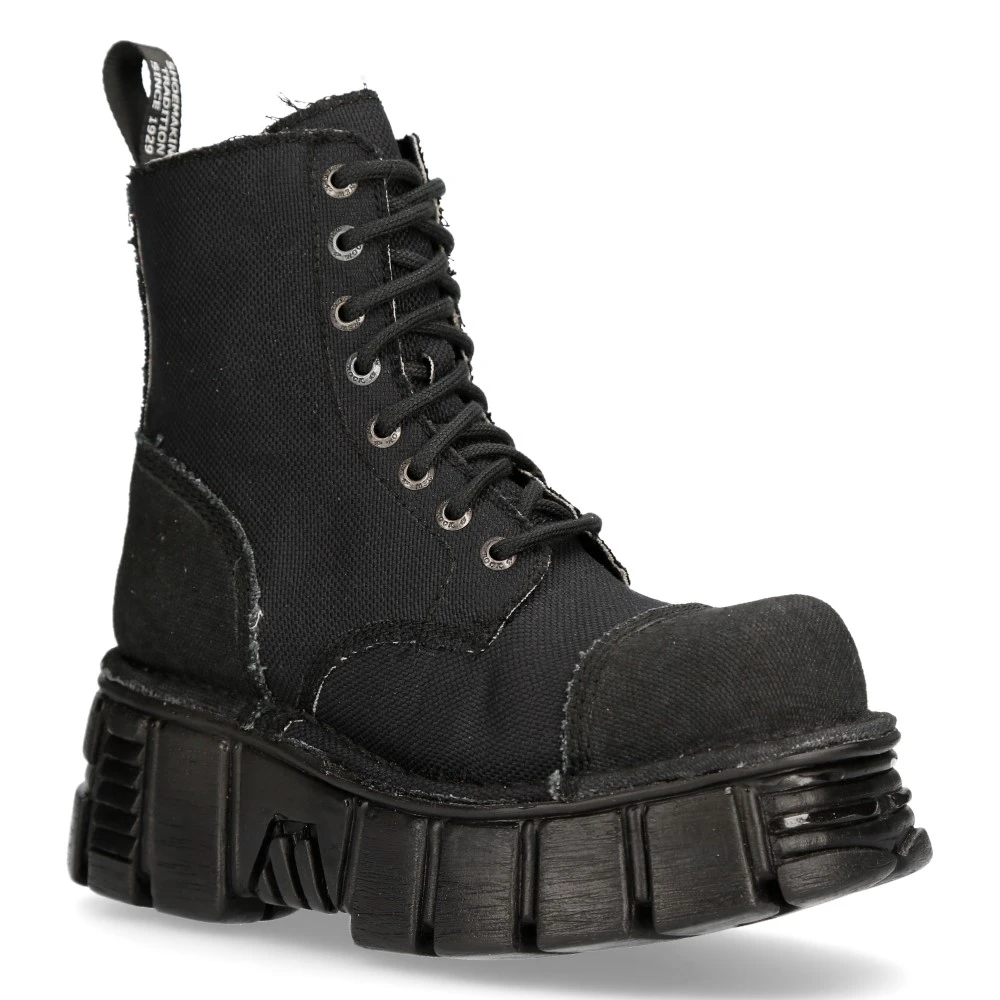 Bottines New Rock Metallic Noires 4 Bottines New Rock Metallic Noires – Image 2