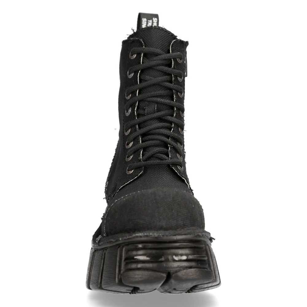 Bottines New Rock Metallic Noires 5 Bottines New Rock Metallic Noires – Image 3