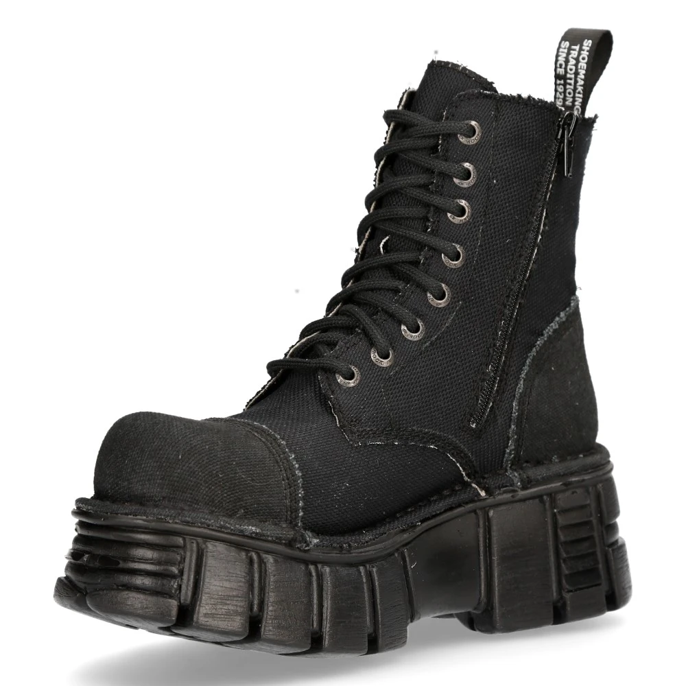 Bottines New Rock Metallic Noires 6 Bottines New Rock Metallic Noires – Image 4