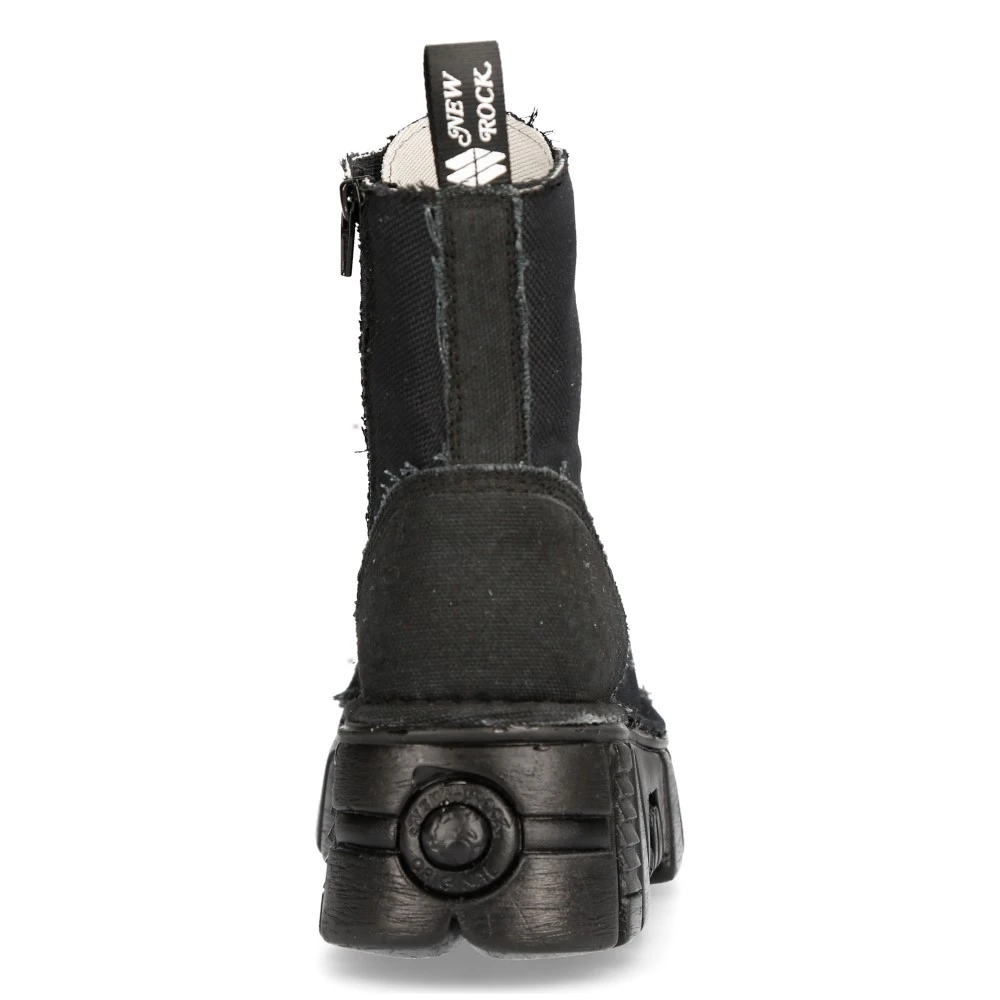 Bottines New Rock Metallic Noires 7 Bottines New Rock Metallic Noires – Image 5