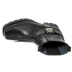 Bottines New Rock Motorcycle En Cuir Noir -ALCHEMY GOTHIC shop bottines new rock motorcycle en cuir noir 6