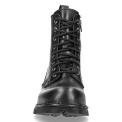 Bottines New Rock Newmili En Cuir Noir -ALCHEMY GOTHIC shop bottines new rock newmili en cuir noir 2