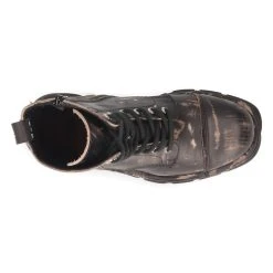 Bottines New Rock Newmili En Cuir Vintage Raclé Marron -ALCHEMY GOTHIC shop bottines new rock newmili en cuir vintage racle marron 6