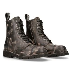 Bottines New Rock Newmili En Cuir Vintage Raclé Marron -ALCHEMY GOTHIC shop bottines new rock newmili en cuir vintage racle marron 7
