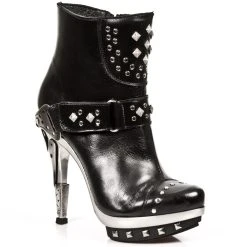 Bottines New Rock Punk En Cuir Nomada Noires 11 Bottines New Rock Punk En Cuir Nomada Noires -ALCHEMY GOTHIC shop bottines new rock punk en cuir nomada noires 1