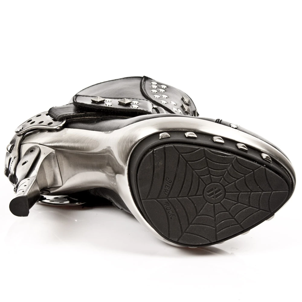 Bottines New Rock Punk En Cuir Nomada Noires 8 Bottines New Rock Punk En Cuir Nomada Noires – Image 6