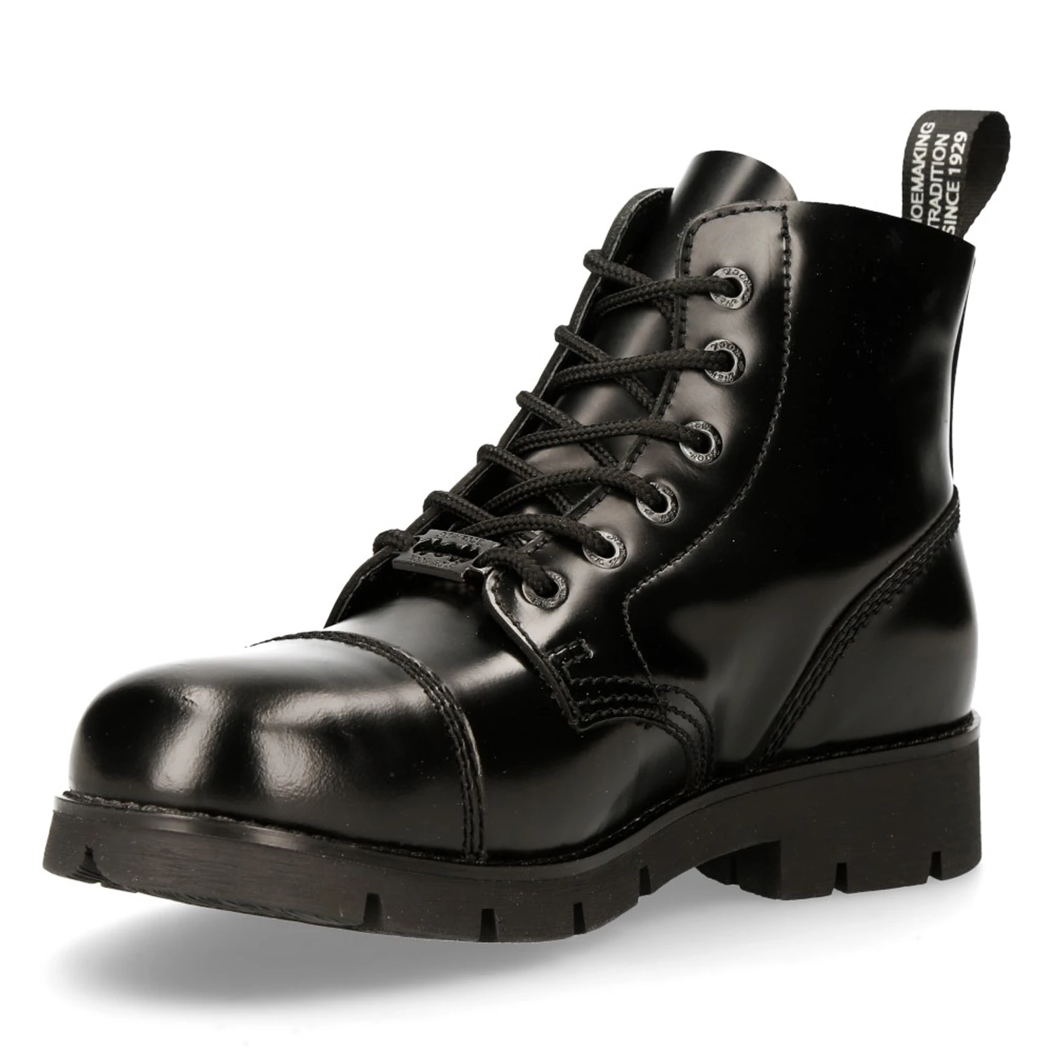 Bottines New Rock Ranger En Cuir Antik Noir 6 Bottines New Rock Ranger En Cuir Antik Noir – Image 4