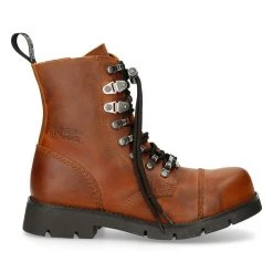Bottines New Rock Ranger En Cuir Marron