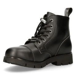 Bottines New Rock Ranger En Cuir Vegan Noir -ALCHEMY GOTHIC shop bottines new rock ranger en cuir vegan noir 3