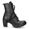 Bottines New Rock Trail En Cuir Vegan Noir -ALCHEMY GOTHIC shop bottines new rock trail en cuir vegan noir