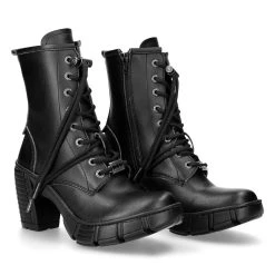 Bottines New Rock Trail En Cuir Vegan Noir -ALCHEMY GOTHIC shop bottines new rock trail en cuir vegan noir 7