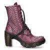 Bottines New Rock Trail En Cuir Vegan Python Lilas 2 Bottines New Rock Trail En Cuir Vegan Python Lilas -ALCHEMY GOTHIC shop bottines new rock trail en cuir vegan python lilas