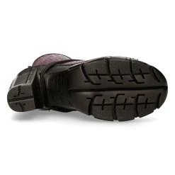 Bottines New Rock Trail En Cuir Vegan Python Lilas -ALCHEMY GOTHIC shop bottines new rock trail en cuir vegan python lilas 5