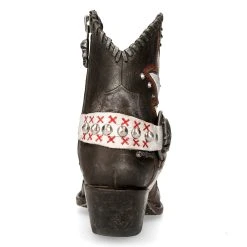 Bottines New Rock West En Cuir Gris Et Blanc 14 Bottines New Rock West En Cuir Gris Et Blanc -ALCHEMY GOTHIC shop bottines new rock west en cuir gris et blanc 4