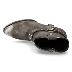 Bottines New Rock West Grises -ALCHEMY GOTHIC shop bottines new rock west grises 6