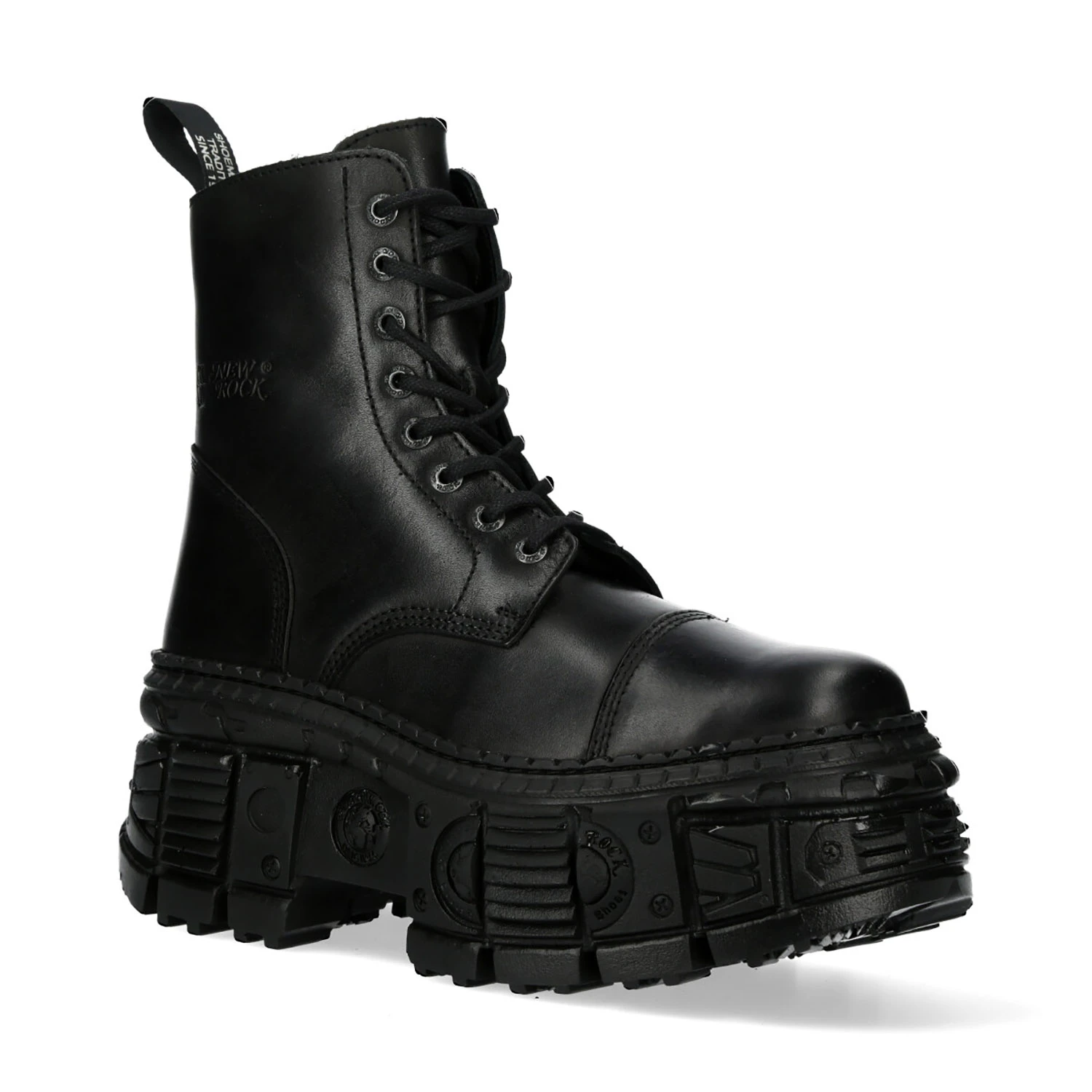 Bottines Plateformes New Rock Tank Noires 4 Bottines Plateformes New Rock Tank Noires – Image 2