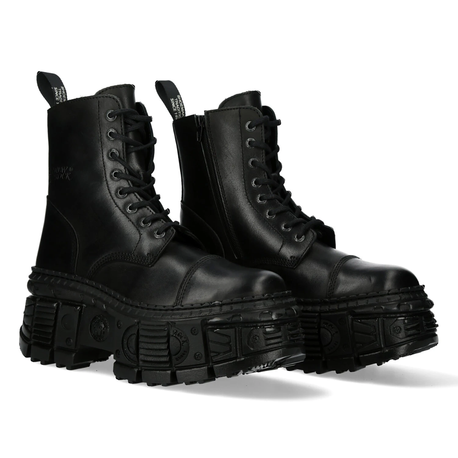 Bottines Plateformes New Rock Tank Noires 10 Bottines Plateformes New Rock Tank Noires – Image 8