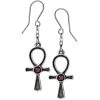 ALCHEMY GOTHIC Boucles D'Oreilles 'Ankh Of Osiris' -ALCHEMY GOTHIC shop boucles d oreilles ankh of osiris
