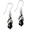 ALCHEMY GOTHIC Boucles D'Oreilles 'Empyrean Tear' Noires -ALCHEMY GOTHIC shop boucles d oreilles empyrean tear noires