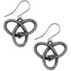 ALCHEMY GOTHIC Boucles D'Oreilles 'Eve's Triquetra'