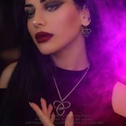 ALCHEMY GOTHIC Boucles D'Oreilles 'Eve's Triquetra' -ALCHEMY GOTHIC shop boucles d oreilles eve s triquetra 2