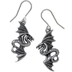 ALCHEMY GOTHIC Boucles D'Oreilles 'Flight Of Airus'