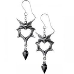 ALCHEMY GOTHIC Boucles D'Oreilles 'Love Bats'