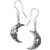 ALCHEMY GOTHIC Boucles D'Oreilles 'M'era Luna Crescens - Tragicom...