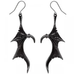 ALCHEMY GOTHIC Boucles D'Oreilles 'Wings Of Midnight'