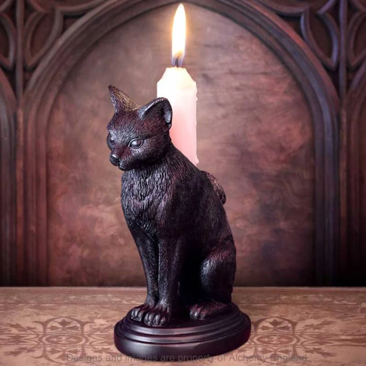 The Vault By Alchemy Bougeoir 'Faust's Familiar' 7 The Vault By Alchemy Bougeoir 'Faust's Familiar' – Image 5