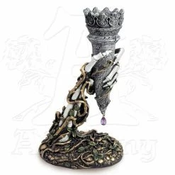 The Vault By Alchemy Bougeoir 'Light Of Asrael' -ALCHEMY GOTHIC shop bougeoir light of asrael 1 2