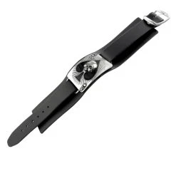 ALCHEMY GOTHIC Bracelet 'Ace Of Dead' En Cuir Noir 8 ALCHEMY GOTHIC Bracelet 'Ace Of Dead' En Cuir Noir -ALCHEMY GOTHIC shop bracelet ace of dead en cuir noir 2