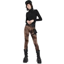 PUNK RAVE Casquette Gothique 'Terror' Noire -ALCHEMY GOTHIC shop casquette gothique terror noire 3